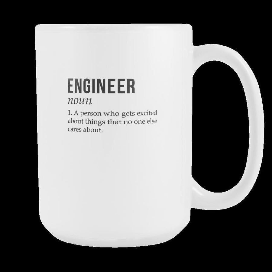 Engineer Noun mug - Engineers gifts engineer coffee mug engineer mug (15oz)-Drinkware-Teelime | shirts-hoodies-mugs