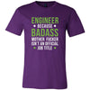 Engineer Shirt - Engineer because badass mother fucker isn't an official job title - Profession Gift-T-shirt-Teelime | shirts-hoodies-mugs