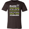 Engineer Shirt - Raise your hand if you love Engineer, if not raise your standards - Profession Gift-T-shirt-Teelime | shirts-hoodies-mugs