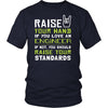 Engineer Shirt - Raise your hand if you love Engineer, if not raise your standards - Profession Gift-T-shirt-Teelime | shirts-hoodies-mugs