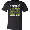 Engineer Shirt - Raise your hand if you love Engineer, if not raise your standards - Profession Gift-T-shirt-Teelime | shirts-hoodies-mugs