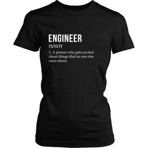 Engineer T Shirt - A person who gets excited about things that no one else cares about-T-shirt-Teelime | shirts-hoodies-mugs
