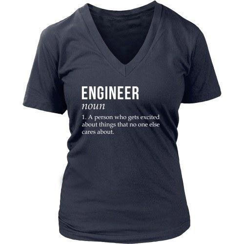 Engineer T Shirt - A person who gets excited about things that no one else cares about-T-shirt-Teelime | shirts-hoodies-mugs