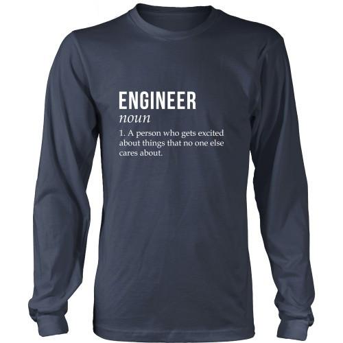 Engineer T Shirt - A person who gets excited about things that no one else cares about-T-shirt-Teelime | shirts-hoodies-mugs
