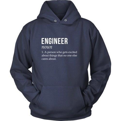 Engineer T Shirt - A person who gets excited about things that no one else cares about-T-shirt-Teelime | shirts-hoodies-mugs