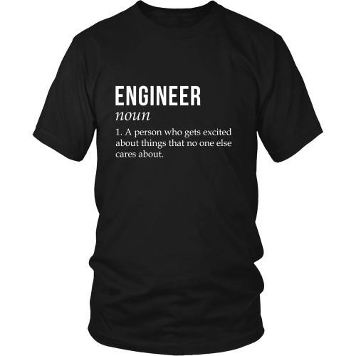 Engineer T Shirt - A person who gets excited about things that no one else cares about-T-shirt-Teelime | shirts-hoodies-mugs