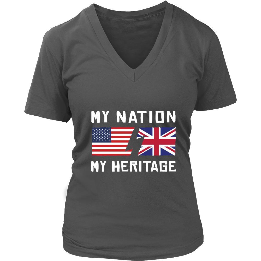 English Shirt - My Nation - My Heritage - Native Great Britain Roots Gift-T-shirt-Teelime | shirts-hoodies-mugs