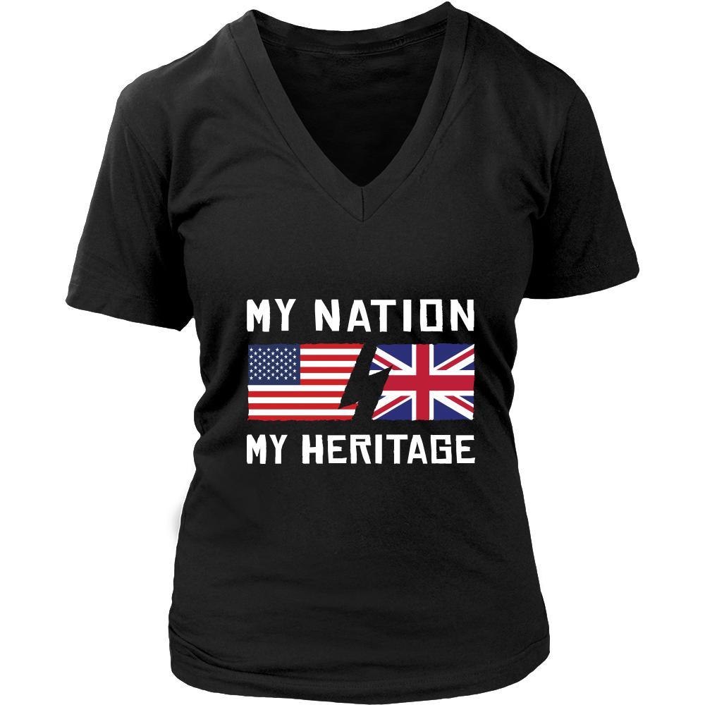 English Shirt - My Nation - My Heritage - Native Great Britain Roots Gift-T-shirt-Teelime | shirts-hoodies-mugs