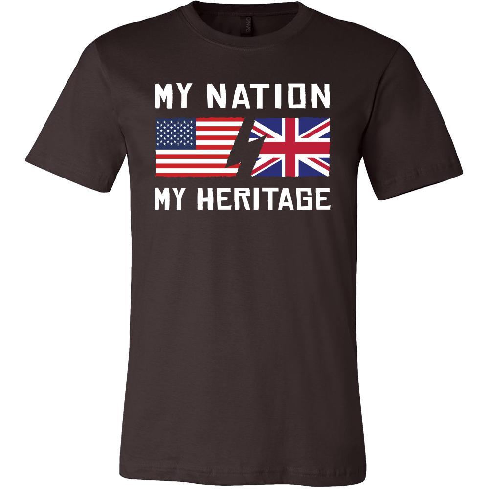 English Shirt - My Nation - My Heritage - Native Great Britain Roots Gift-T-shirt-Teelime | shirts-hoodies-mugs