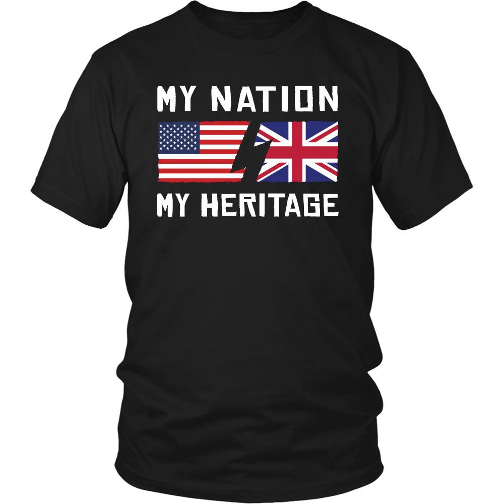 English Shirt - My Nation - My Heritage - Native Great Britain Roots Gift-T-shirt-Teelime | shirts-hoodies-mugs
