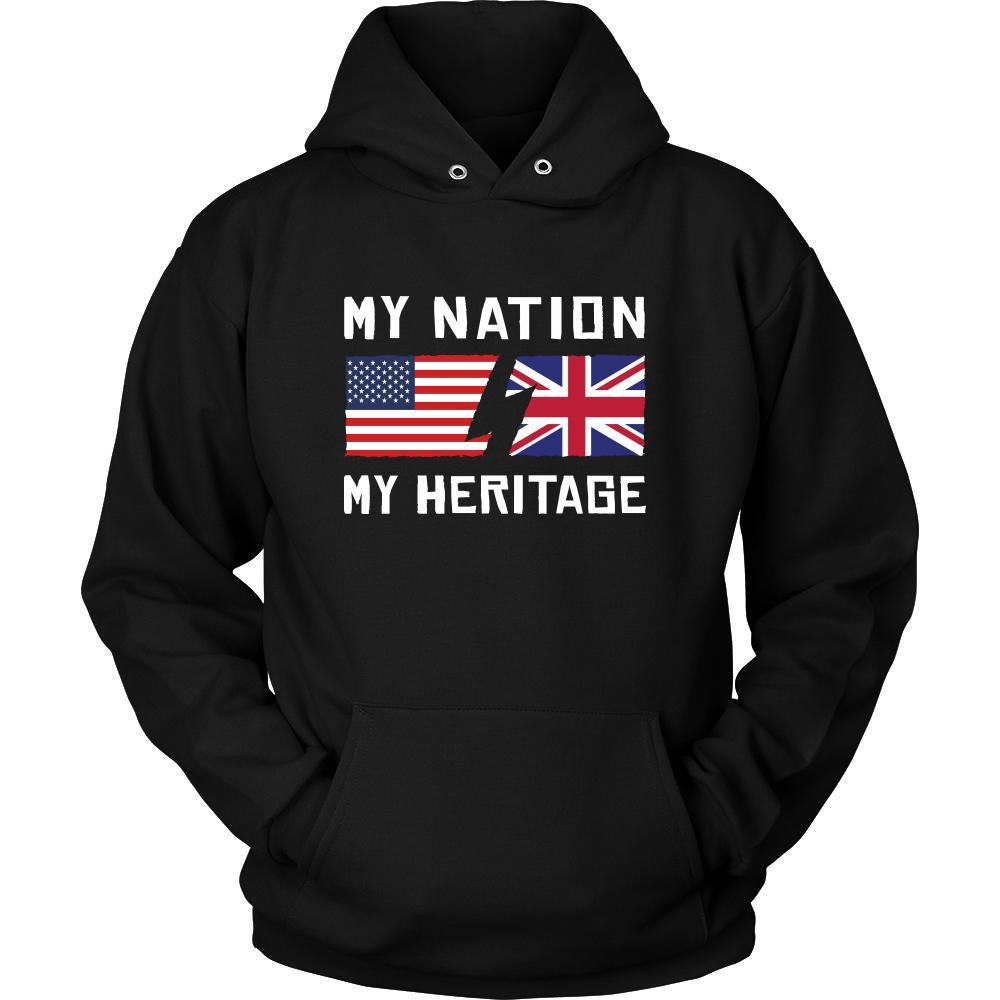 English Shirt - My Nation - My Heritage - Native Great Britain Roots Gift-T-shirt-Teelime | shirts-hoodies-mugs