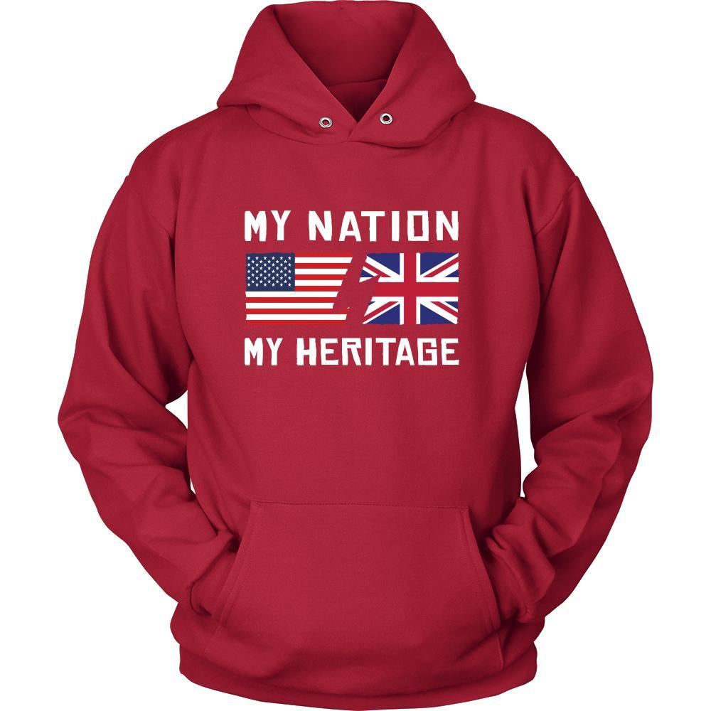 English Shirt - My Nation - My Heritage - Native Great Britain Roots Gift-T-shirt-Teelime | shirts-hoodies-mugs