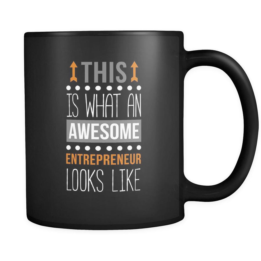 Enterpreneur This is what an awesome enterpreneur looks like 11oz Black Mug-Drinkware-Teelime | shirts-hoodies-mugs