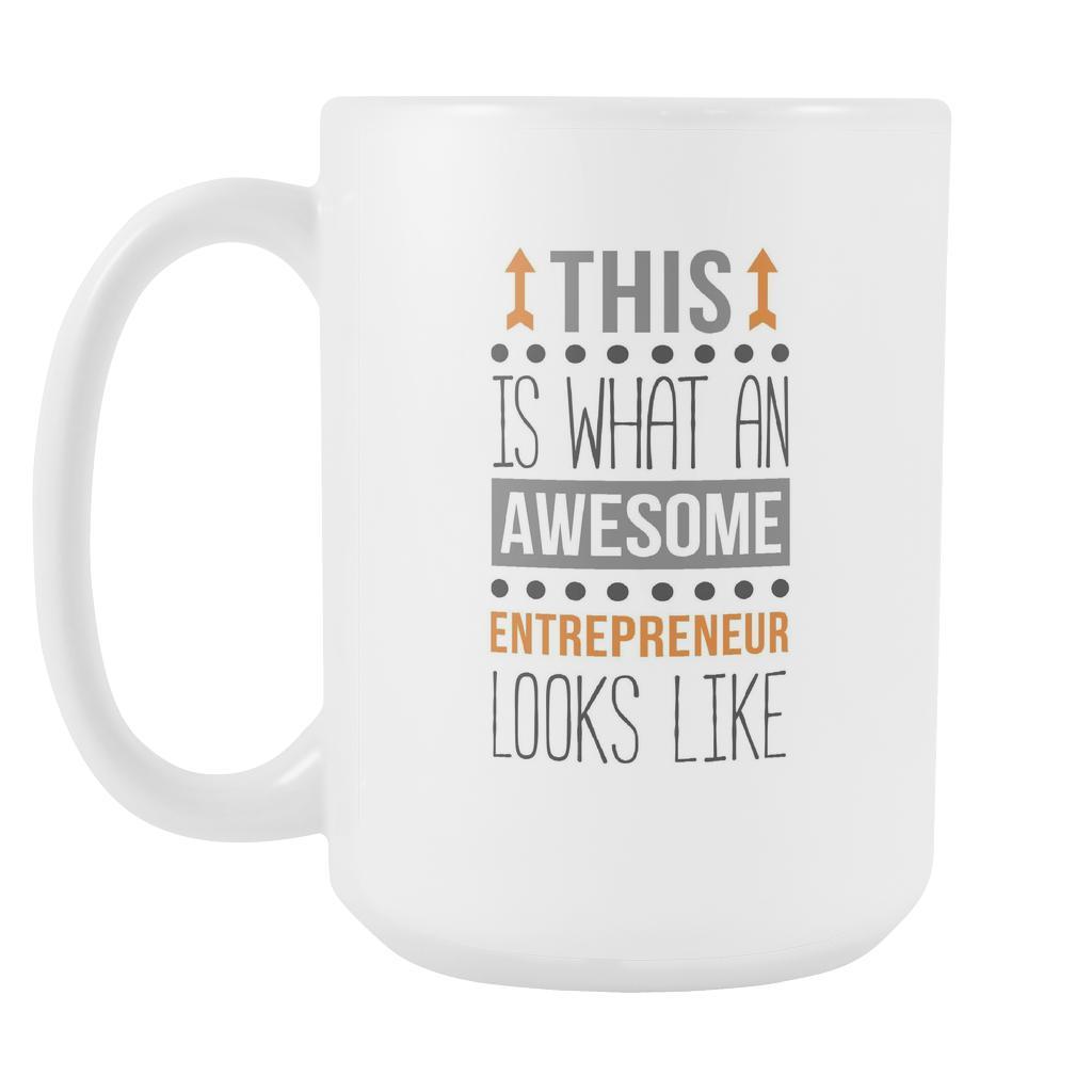 Entrepreneur mug - Awesome Entrepreneur-Drinkware-Teelime | shirts-hoodies-mugs