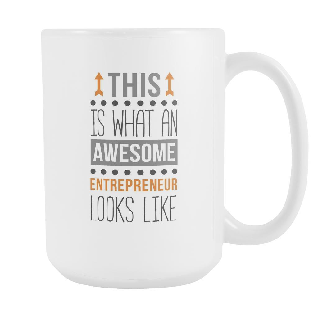 Entrepreneur mug - Awesome Entrepreneur-Drinkware-Teelime | shirts-hoodies-mugs