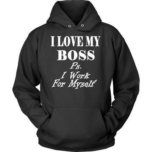 Entrepreneurs T Shirt - I love my Boss-T-shirt-Teelime | shirts-hoodies-mugs
