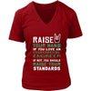 Environmental Engineer Shirt - Raise your hand if you love Environmental Engineer, if not raise your standards - Profession Gift-T-shirt-Teelime | shirts-hoodies-mugs