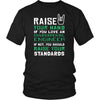 Environmental Engineer Shirt - Raise your hand if you love Environmental Engineer, if not raise your standards - Profession Gift-T-shirt-Teelime | shirts-hoodies-mugs