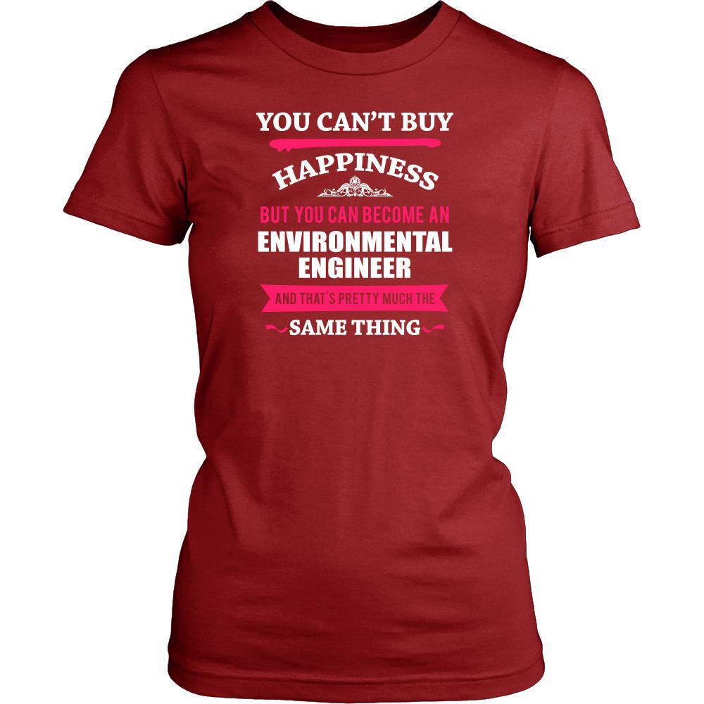 Environmental Engineer Shirt - You can't buy happiness but you can become a Environmental Engineer and that's pretty much the same thing Profession-T-shirt-Teelime | shirts-hoodies-mugs