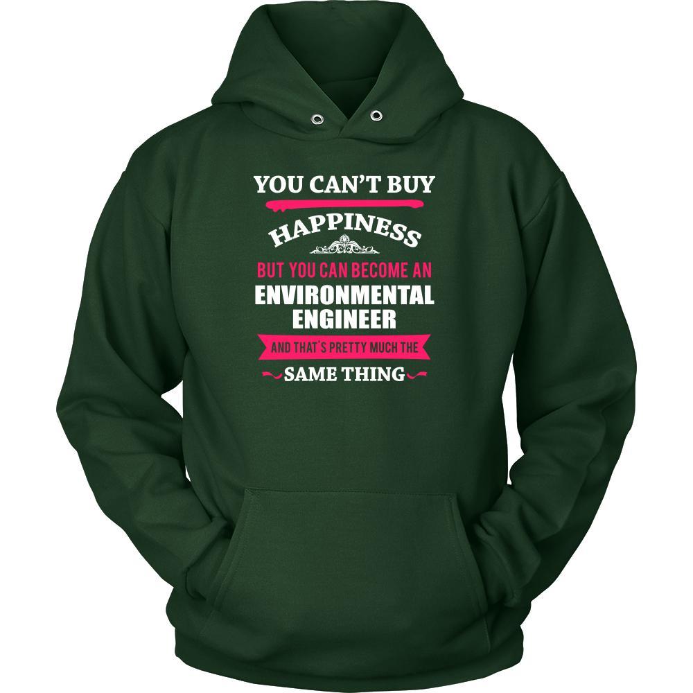 Environmental Engineer Shirt - You can't buy happiness but you can become a Environmental Engineer and that's pretty much the same thing Profession-T-shirt-Teelime | shirts-hoodies-mugs