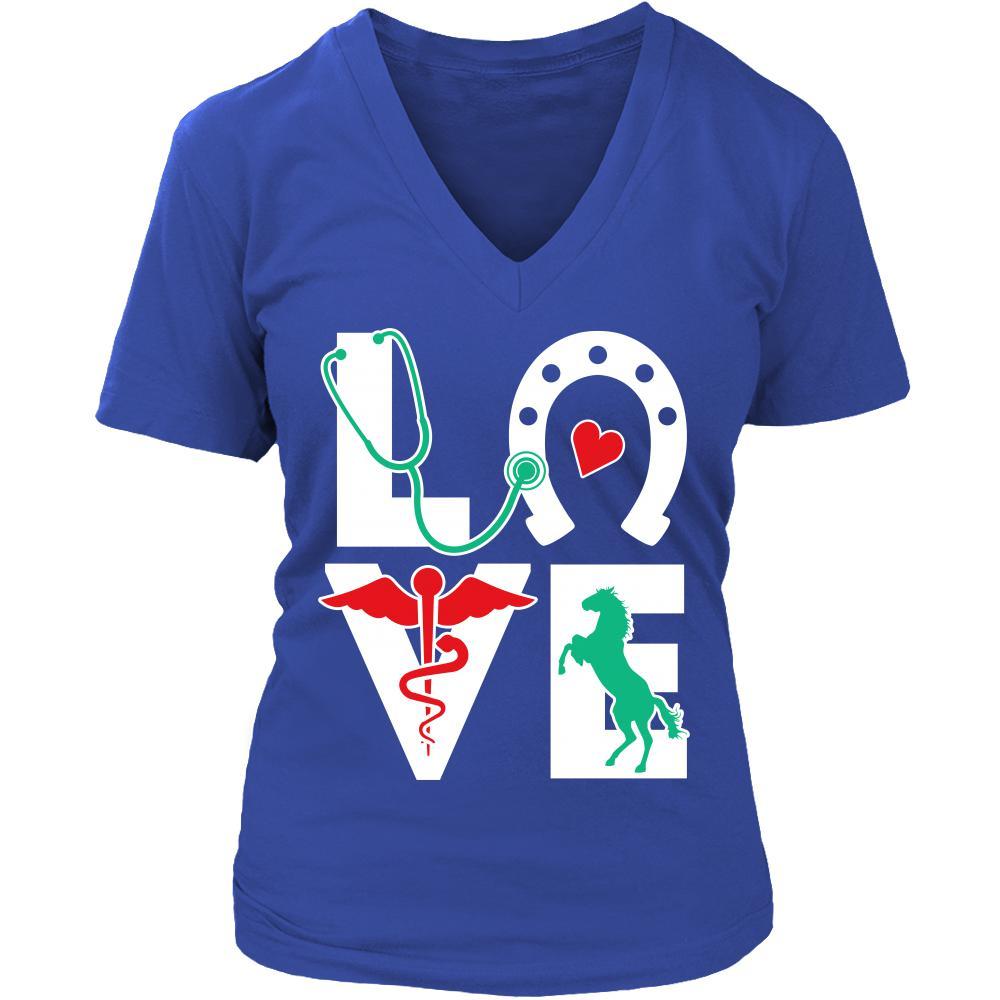 Equine Vet Tech Love-T-shirt-Teelime | shirts-hoodies-mugs