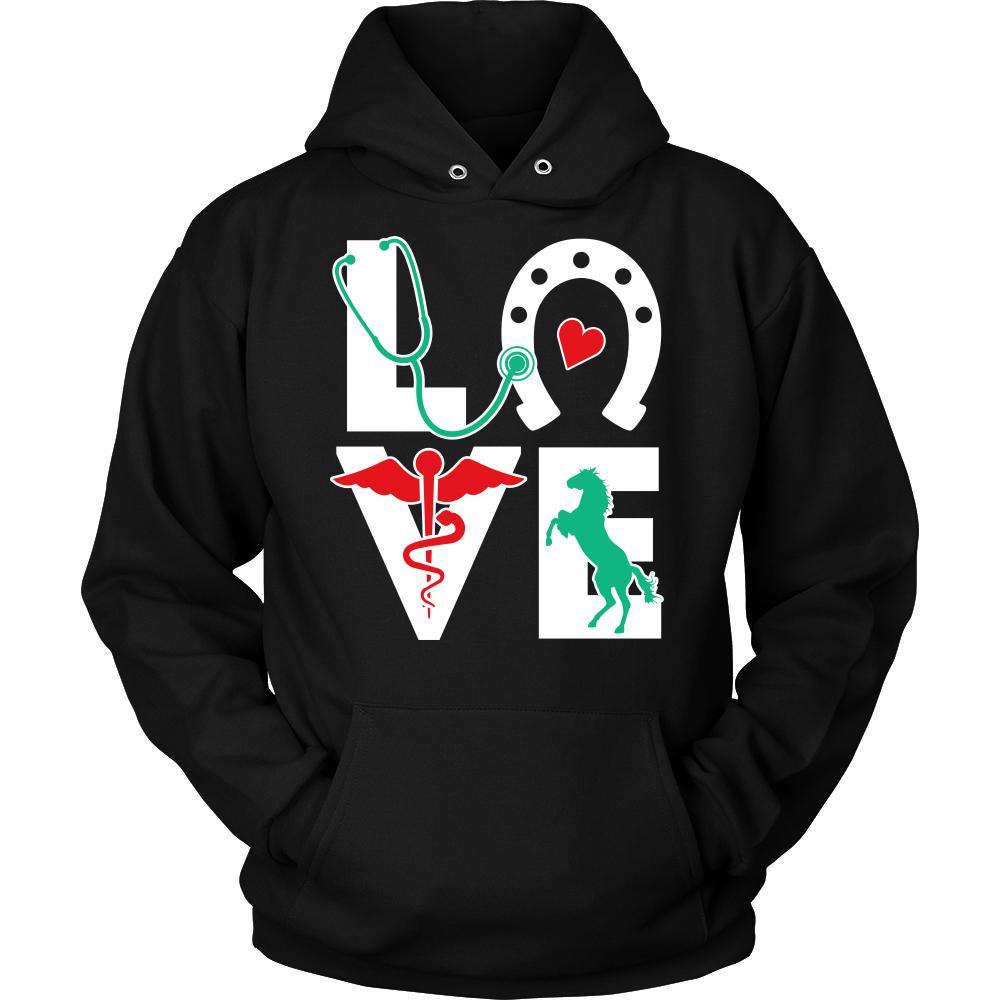 Equine Vet Tech Love-T-shirt-Teelime | shirts-hoodies-mugs