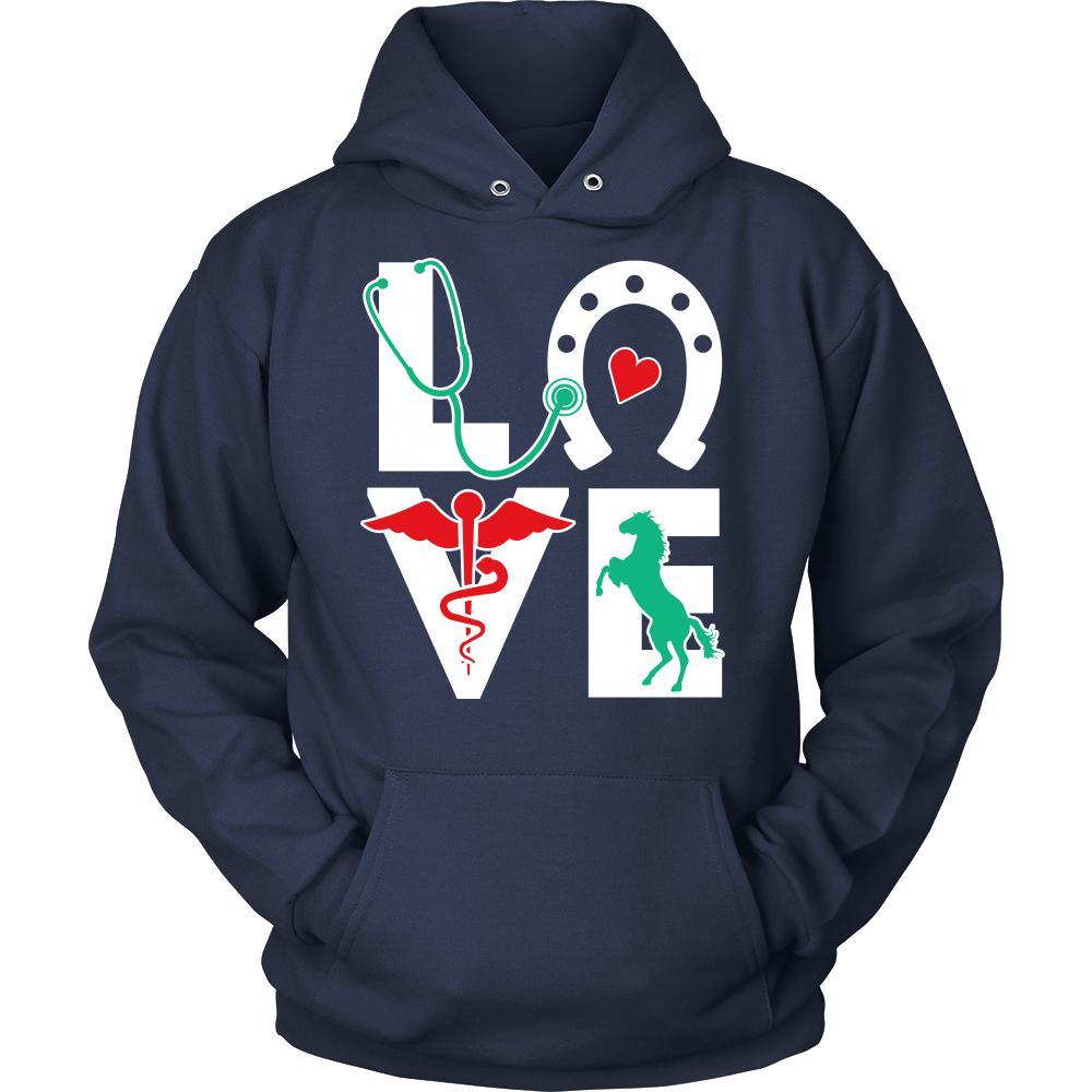 Equine Vet Tech Love-T-shirt-Teelime | shirts-hoodies-mugs