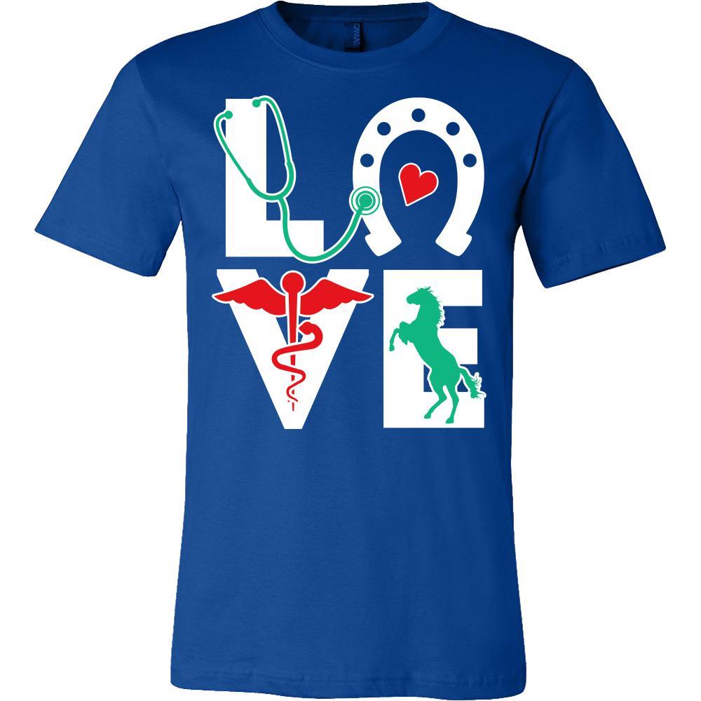 Equine Vet Tech Love-T-shirt-Teelime | shirts-hoodies-mugs