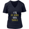 ER Nurse Shirt - 49% ER Nurse 51% Badass Profession-T-shirt-Teelime | shirts-hoodies-mugs