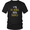 ER Nurse Shirt - 49% ER Nurse 51% Badass Profession-T-shirt-Teelime | shirts-hoodies-mugs