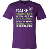 ER Nurse Shirt - Raise your hand if you love ER Nurse, if not raise your standards - Profession Gift-T-shirt-Teelime | shirts-hoodies-mugs