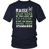 ER Nurse Shirt - Raise your hand if you love ER Nurse, if not raise your standards - Profession Gift-T-shirt-Teelime | shirts-hoodies-mugs