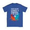 Every Patient Leaves a pawpring on my heart - Royal Blue-T-shirt-Teelime | shirts-hoodies-mugs