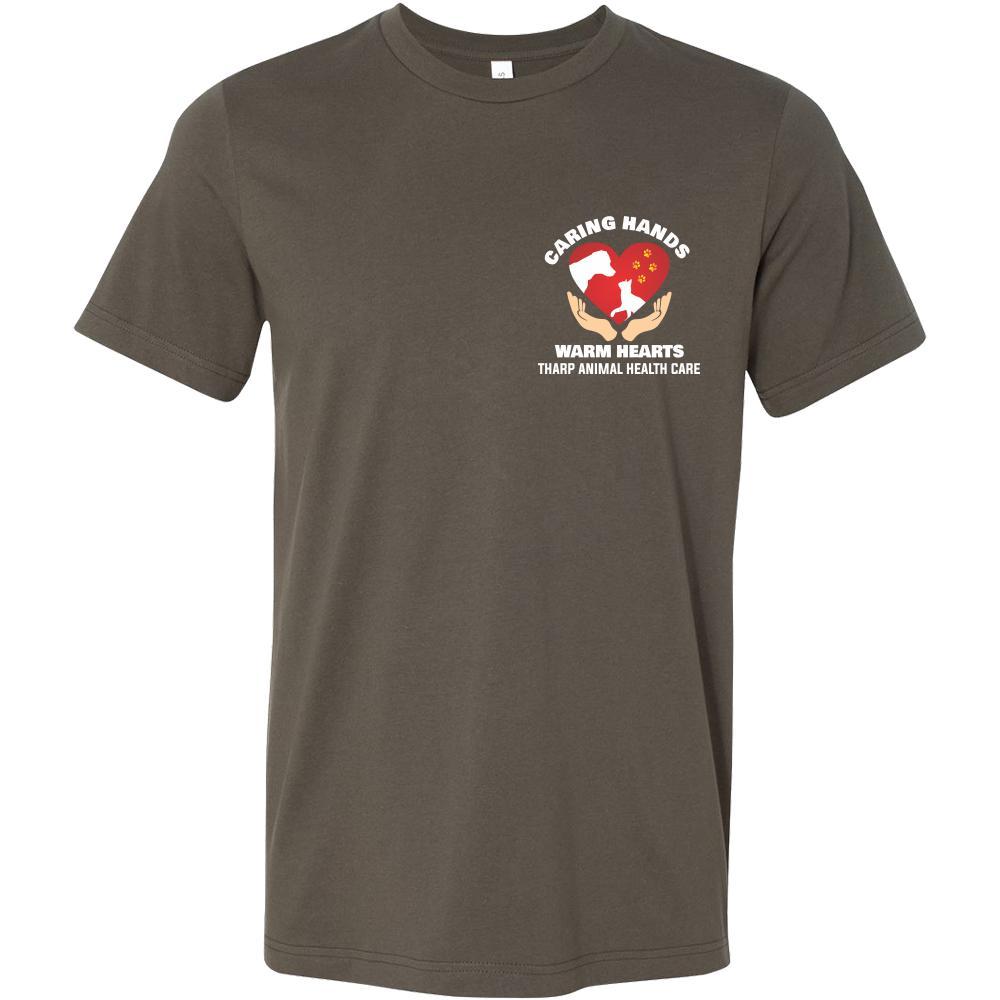 Every Patient Leaves a Pawprint on my Heart - Tharp Animal Health Care-T-shirt-Teelime | shirts-hoodies-mugs