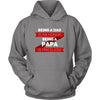 Family T Shirt - Being a Dad is an honor Being a Papa is priceless Grandpa-T-shirt-Teelime | shirts-hoodies-mugs