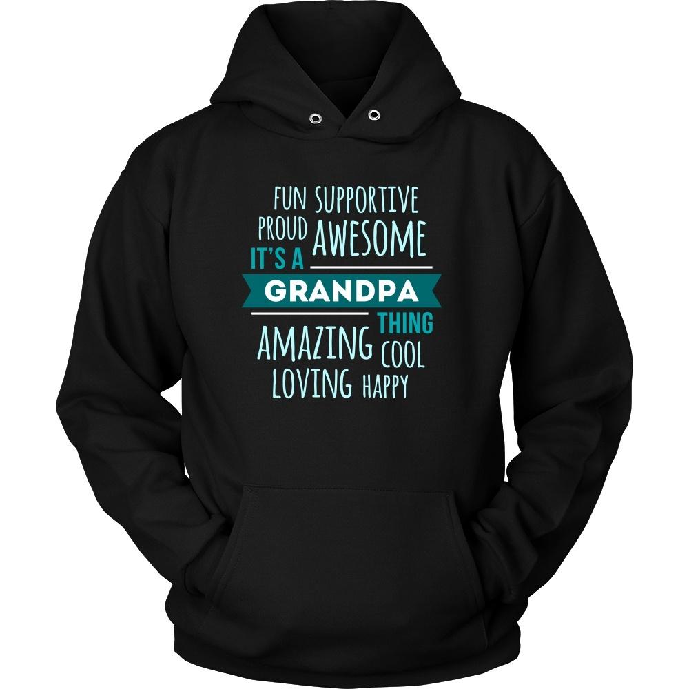 Family T Shirt - Fun Supportive Proud Awesome It's a Grandpa thing Amazing Cool Loving Happy-T-shirt-Teelime | shirts-hoodies-mugs