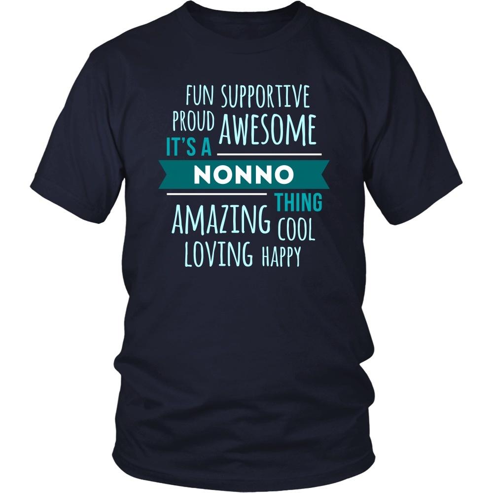 Family T Shirt - Fun Supportive Proud Awesome It's a Nonno thing Amazing Cool Loving Happy Grandpa-T-shirt-Teelime | shirts-hoodies-mugs