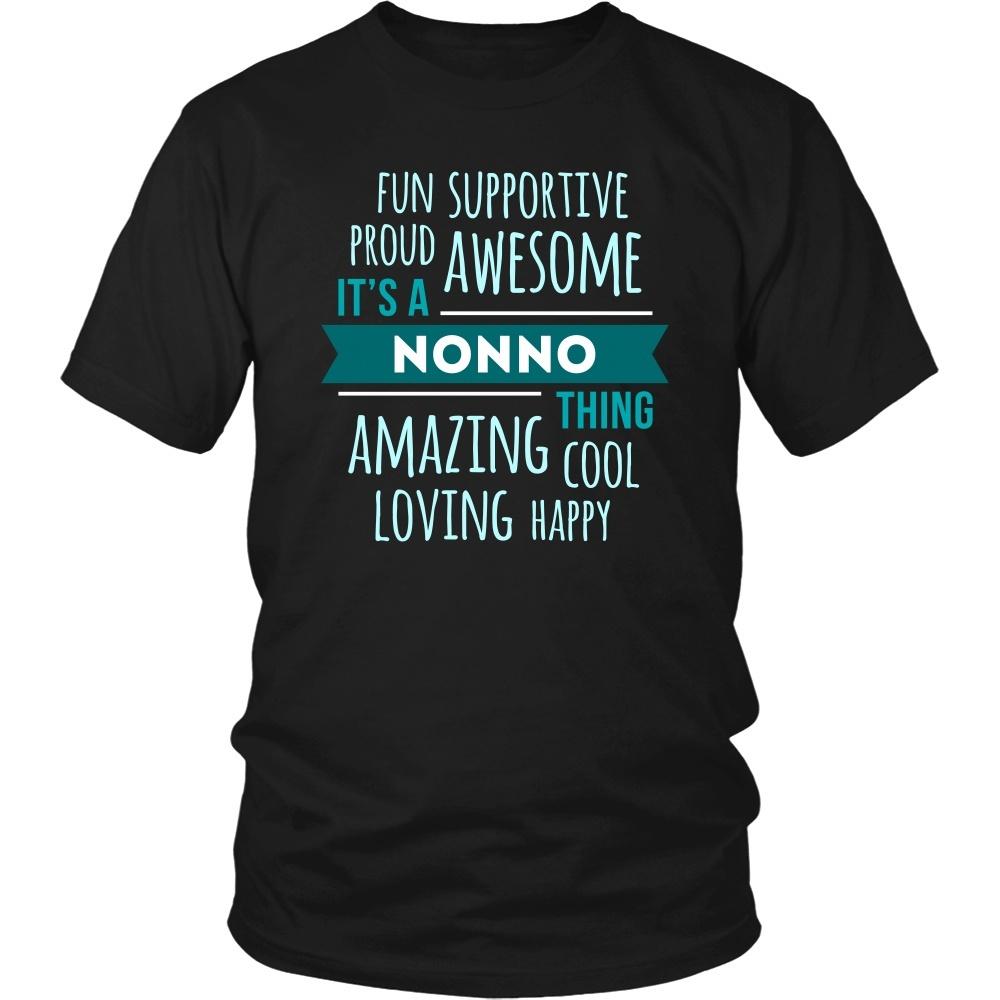 Family T Shirt - Fun Supportive Proud Awesome It's a Nonno thing Amazing Cool Loving Happy Grandpa-T-shirt-Teelime | shirts-hoodies-mugs