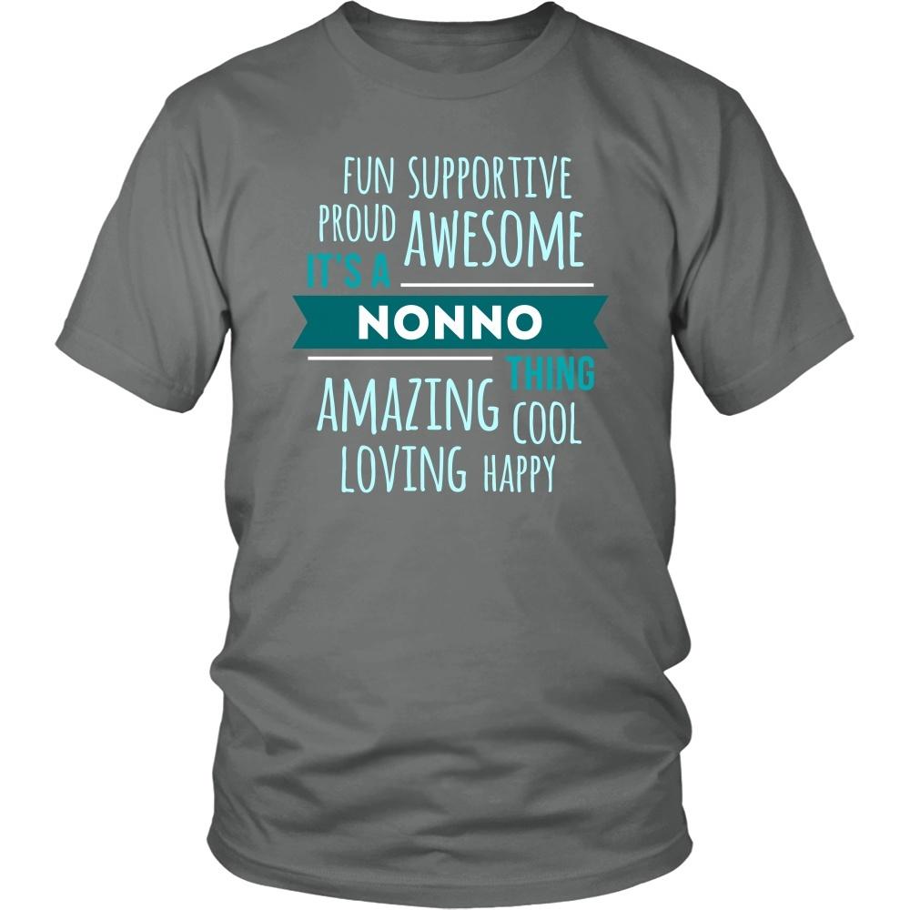 Family T Shirt - Fun Supportive Proud Awesome It's a Nonno thing Amazing Cool Loving Happy Grandpa-T-shirt-Teelime | shirts-hoodies-mugs