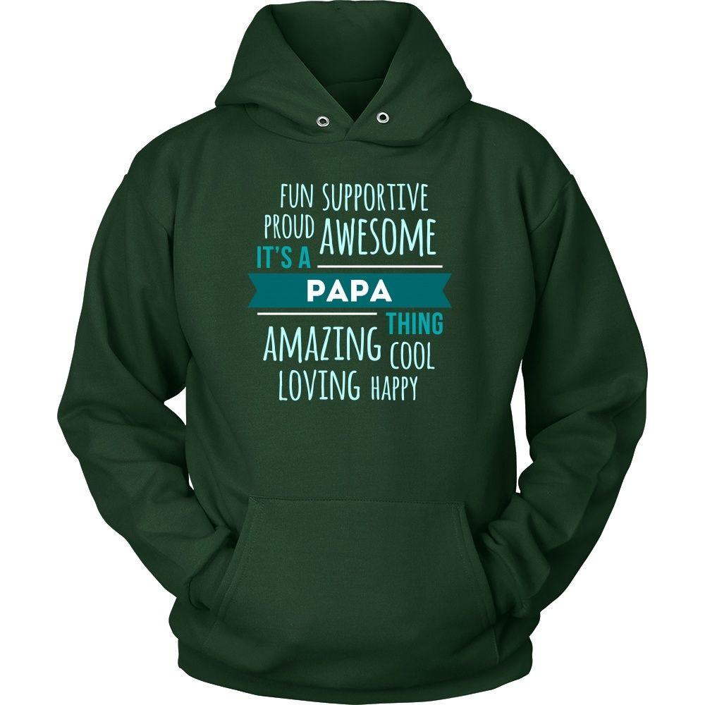 Family T Shirt - Fun Supportive Proud Awesome It's a Papa thing Amazing Cool Loving Happy Grandpa-T-shirt-Teelime | shirts-hoodies-mugs