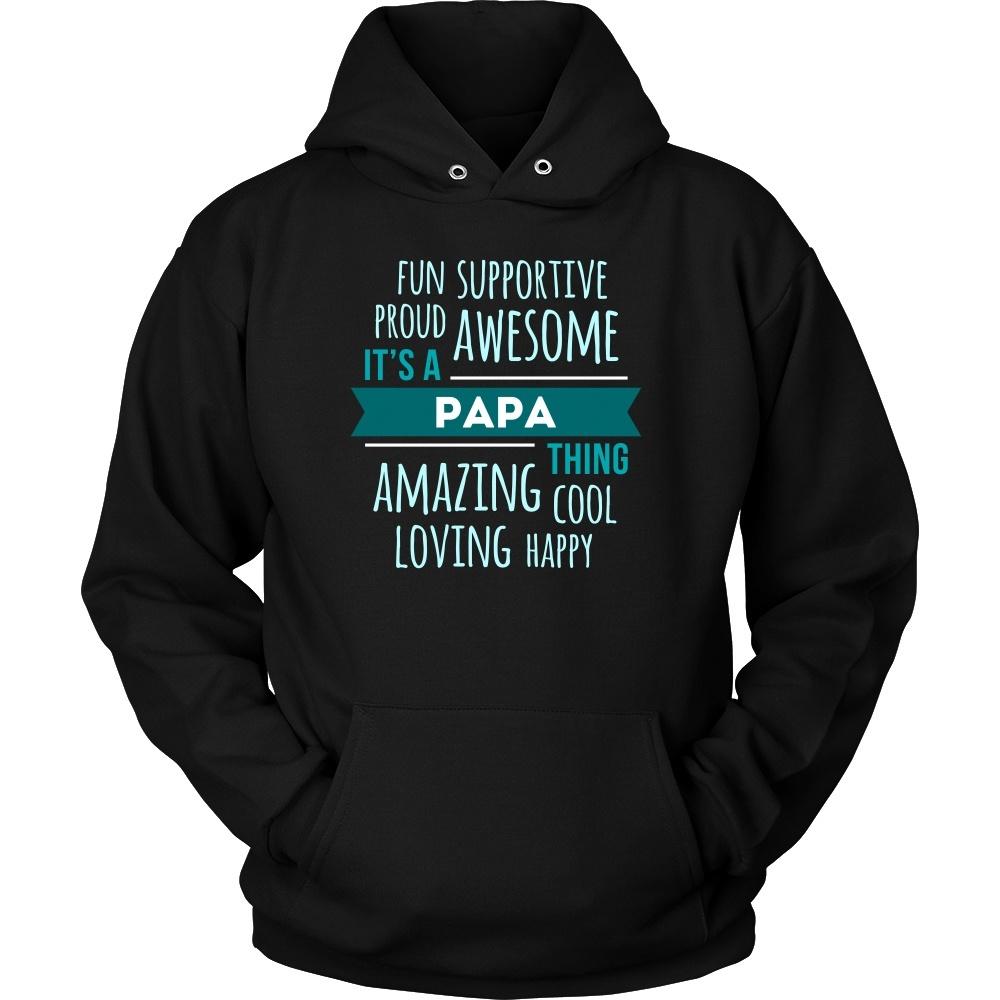 Family T Shirt - Fun Supportive Proud Awesome It's a Papa thing Amazing Cool Loving Happy Grandpa-T-shirt-Teelime | shirts-hoodies-mugs