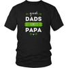 Family T Shirt - Great Dads get promoted to Papa Grandpa-T-shirt-Teelime | shirts-hoodies-mugs