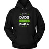 Family T Shirt - Great Dads get promoted to Papa Grandpa-T-shirt-Teelime | shirts-hoodies-mugs