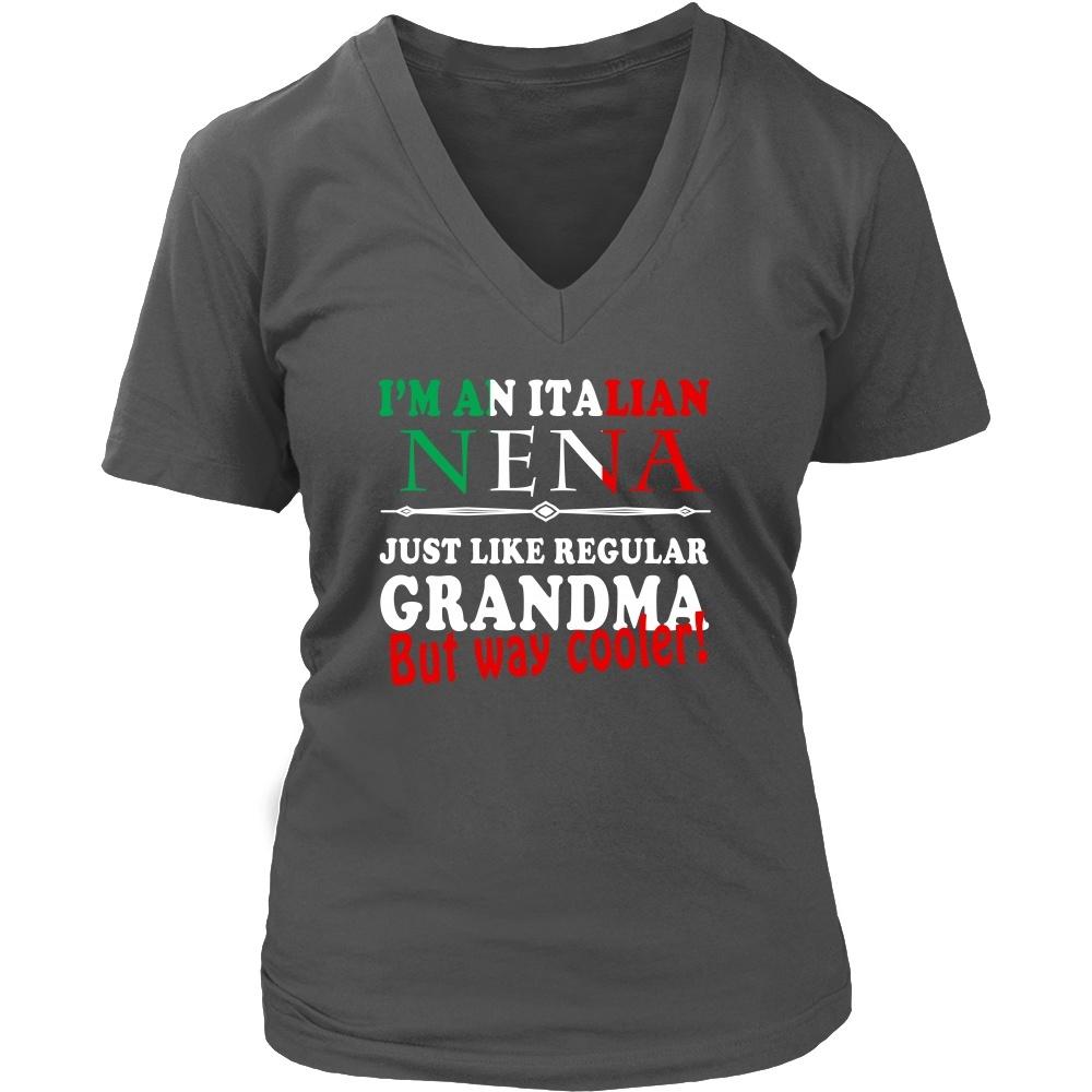 Family T Shirt - I'm an Italian Nena way cooler than Grandma-T-shirt-Teelime | shirts-hoodies-mugs