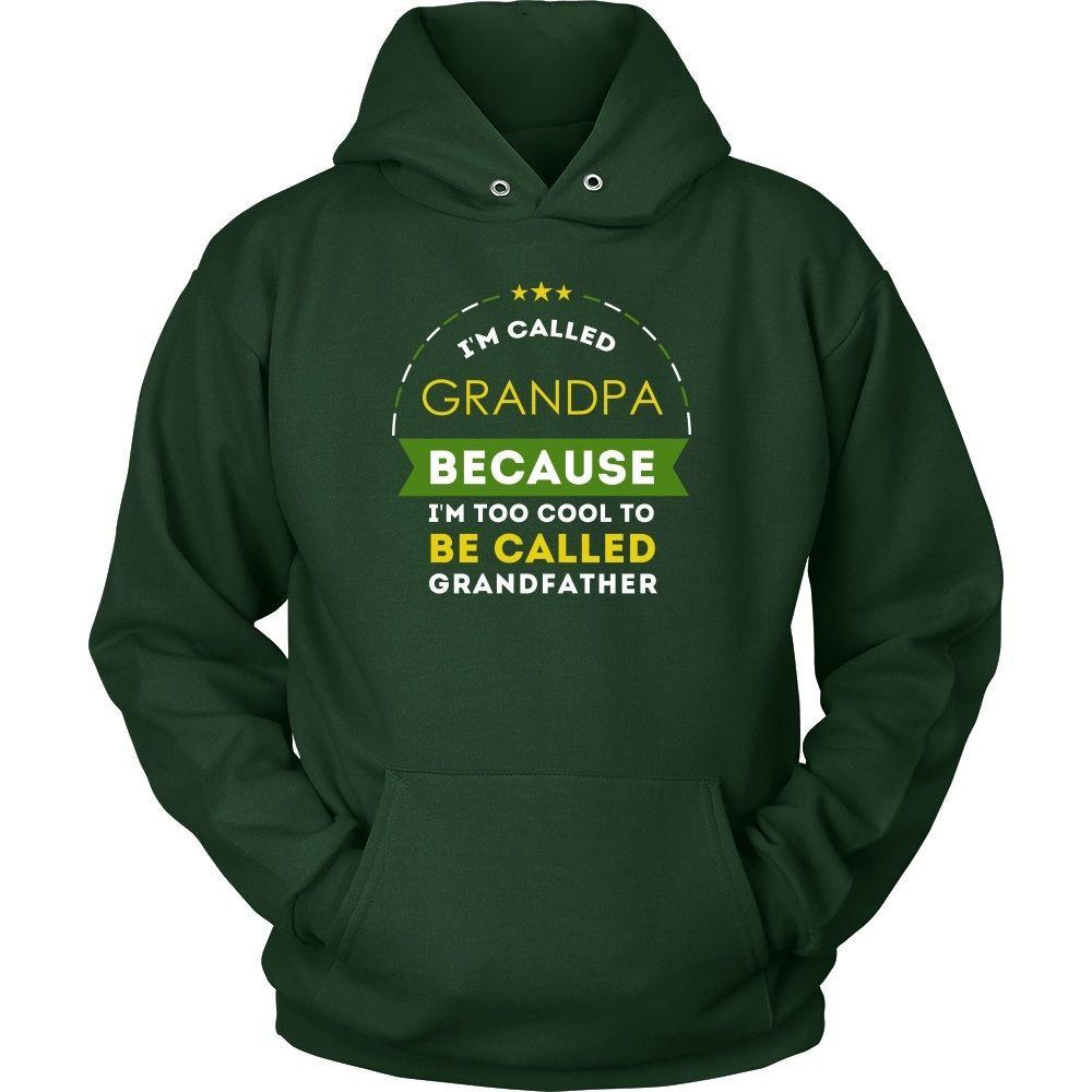 Family T Shirt - I'm called Grandpa because I'm too cool to be called Grandfather-T-shirt-Teelime | shirts-hoodies-mugs