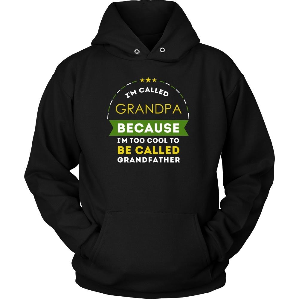 Family T Shirt - I'm called Grandpa because I'm too cool to be called Grandfather-T-shirt-Teelime | shirts-hoodies-mugs