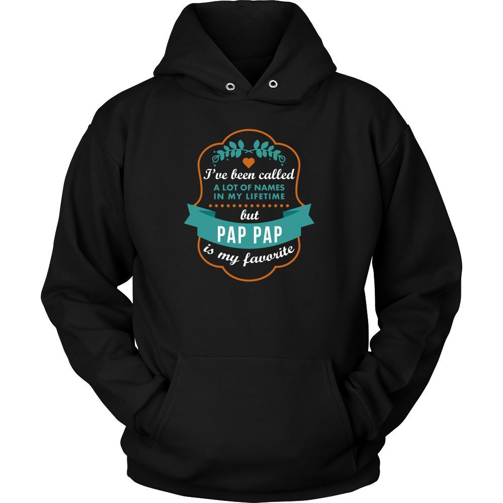 Family T Shirt - I've been called a lot of names in my lifetime but Pap Pap is my favourite-T-shirt-Teelime | shirts-hoodies-mugs