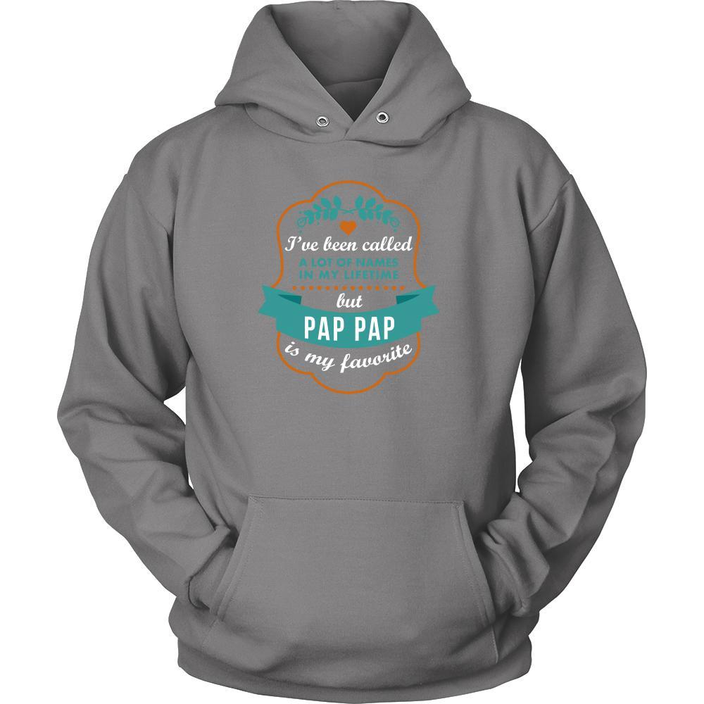 Family T Shirt - I've been called a lot of names in my lifetime but Pap Pap is my favourite-T-shirt-Teelime | shirts-hoodies-mugs