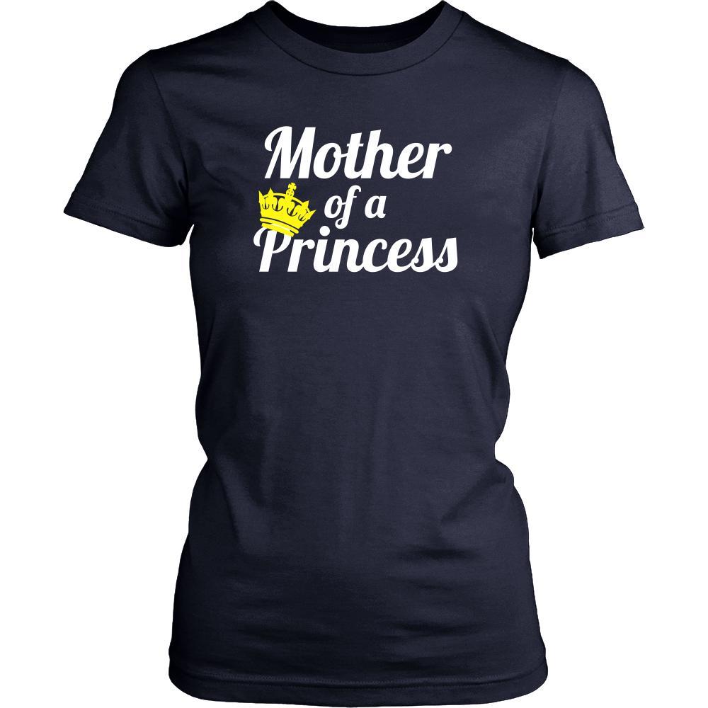 Family T Shirt - Mother of a Princess-T-shirt-Teelime | shirts-hoodies-mugs