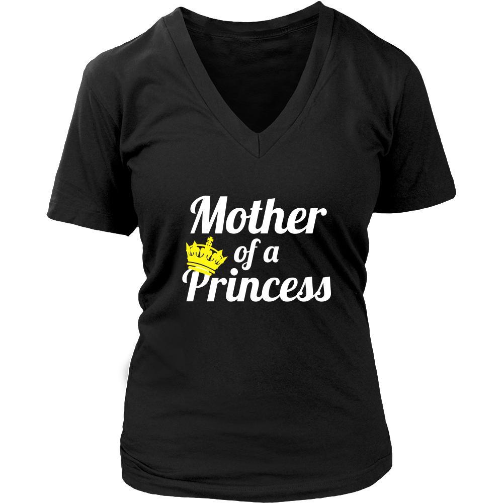 Family T Shirt - Mother of a Princess-T-shirt-Teelime | shirts-hoodies-mugs